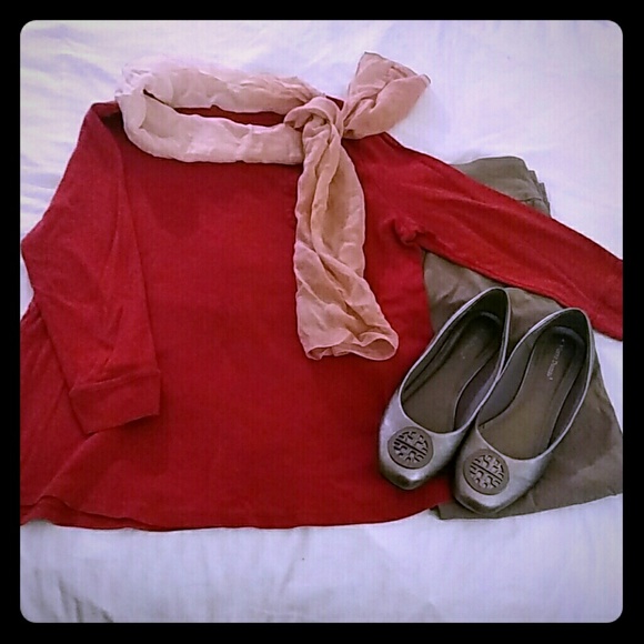 Talbots 3/4 Sleeve Tee - Picture 1 of 3